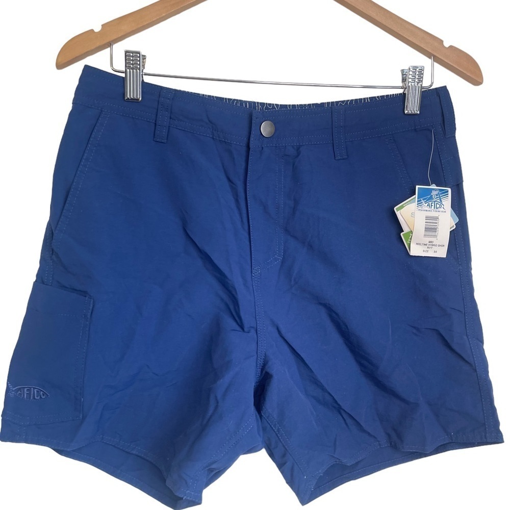 American Fishing Co. Navy Reeltime Hybrid Cargo Short Fishing Active Gorpcore
